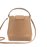 Beige Top Handle Bag