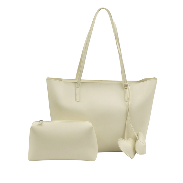 Off White Tote Bag