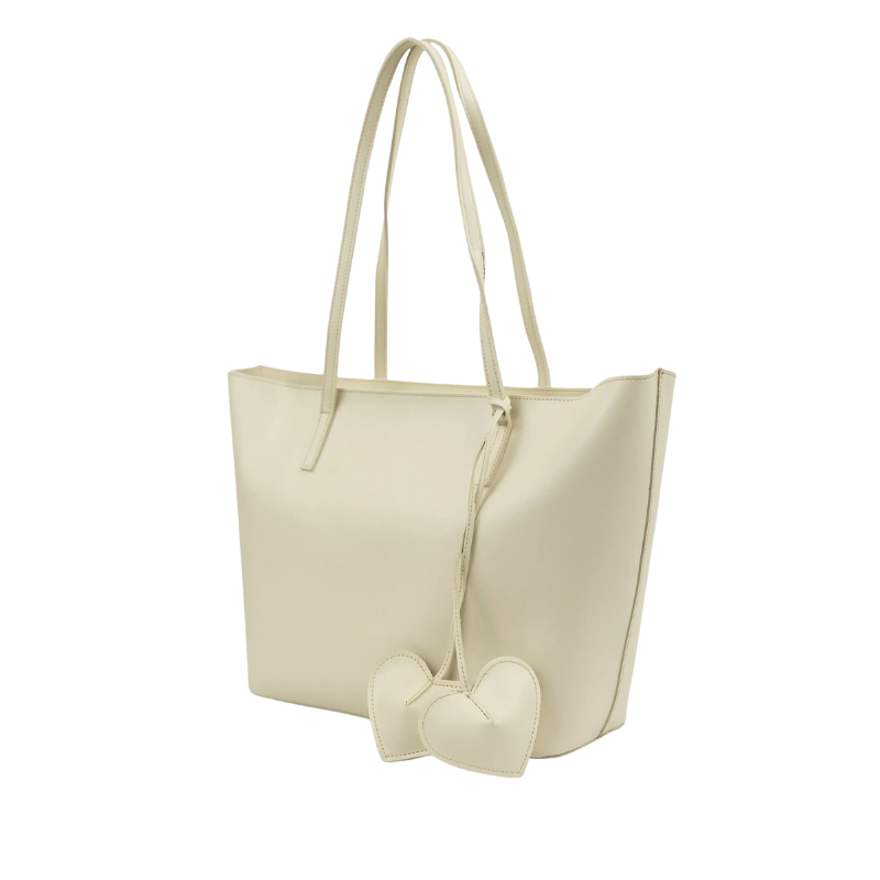 Off White Tote Bag