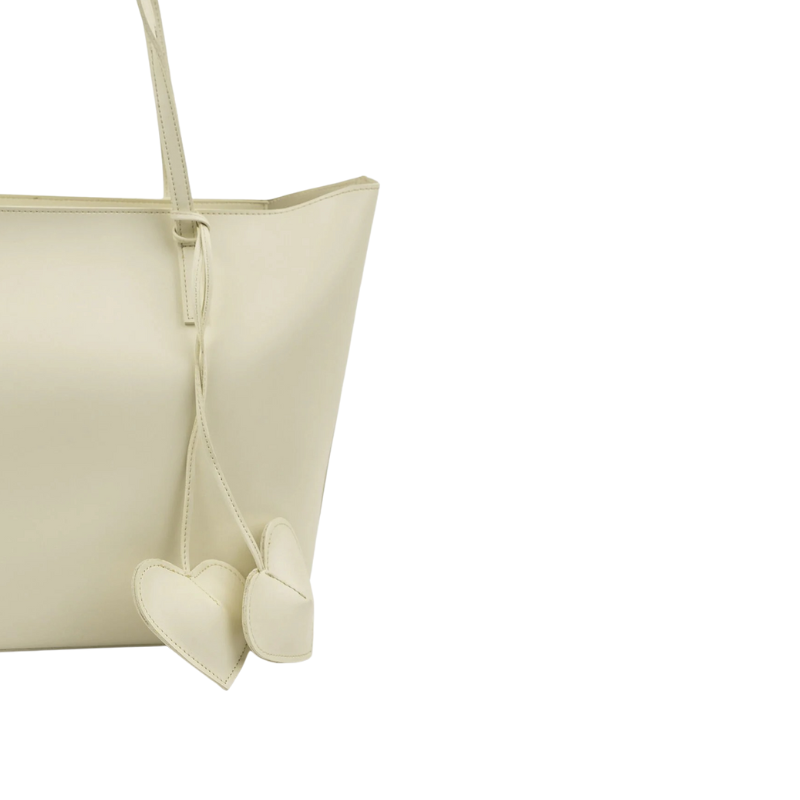 Off White Tote Bag